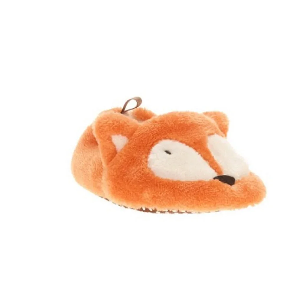 Unisex Wonder Nation Baby Animals Prewalk Slippers - (Fox, 3)
